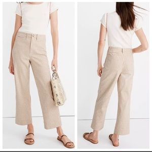 Madewell Slim Emmett Wide-Leg Crop